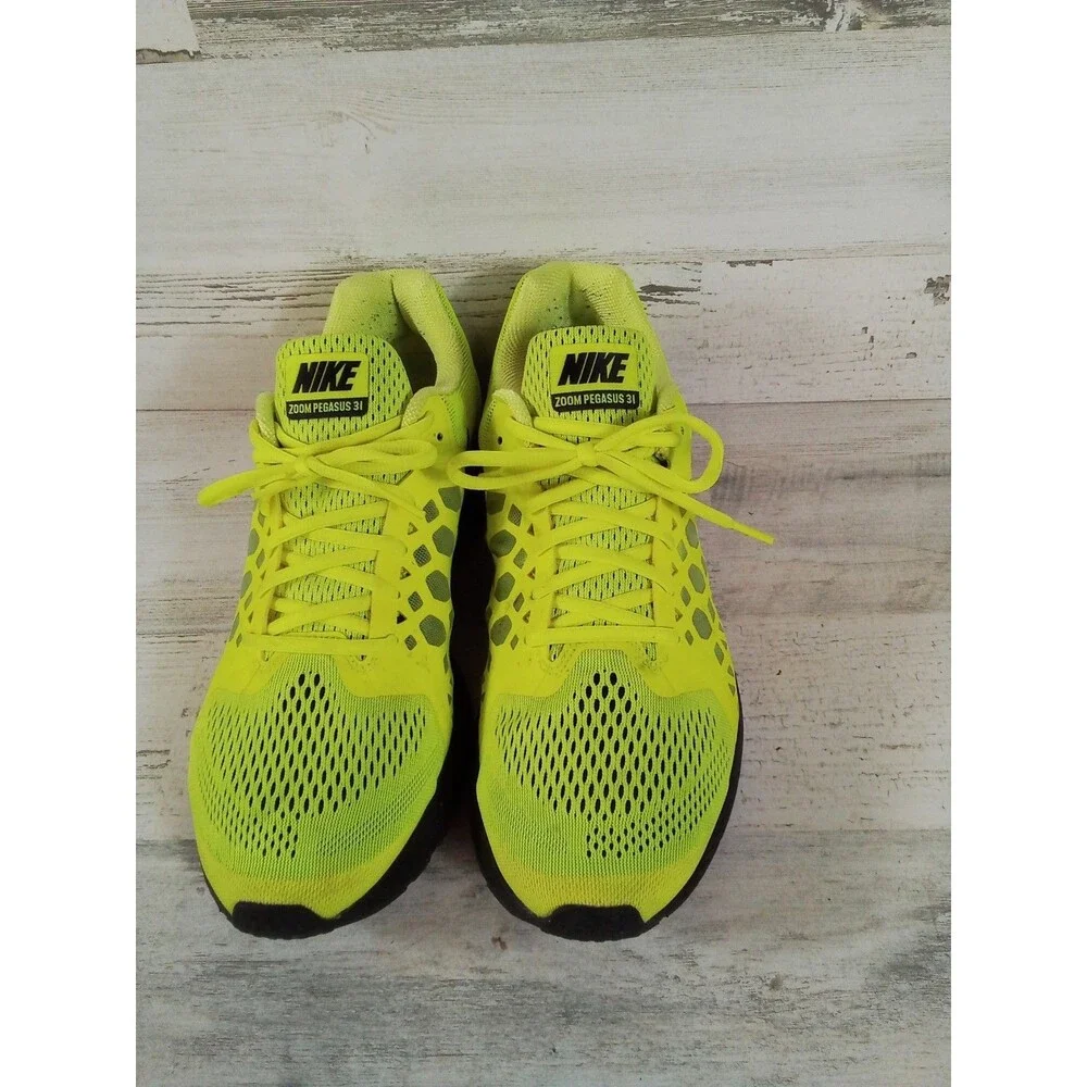 Men's Nike Zoom Pegasus 31 Neon Highlighter Shoes Size 11